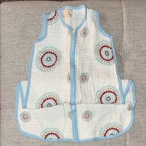 aden + anais Blue and Red Patterned Sleep Sack